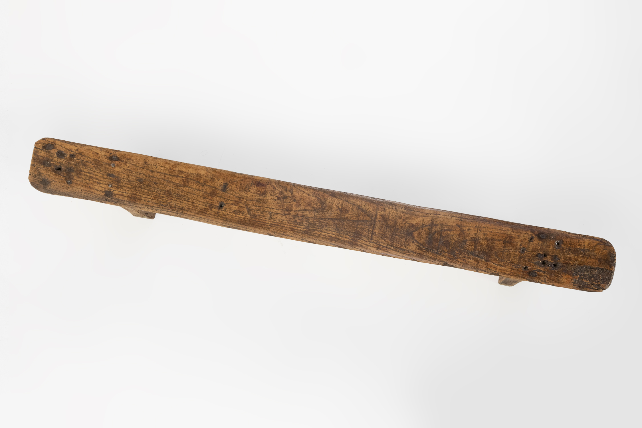 Decorative wooden low bench, France ca. 1850thumbnail